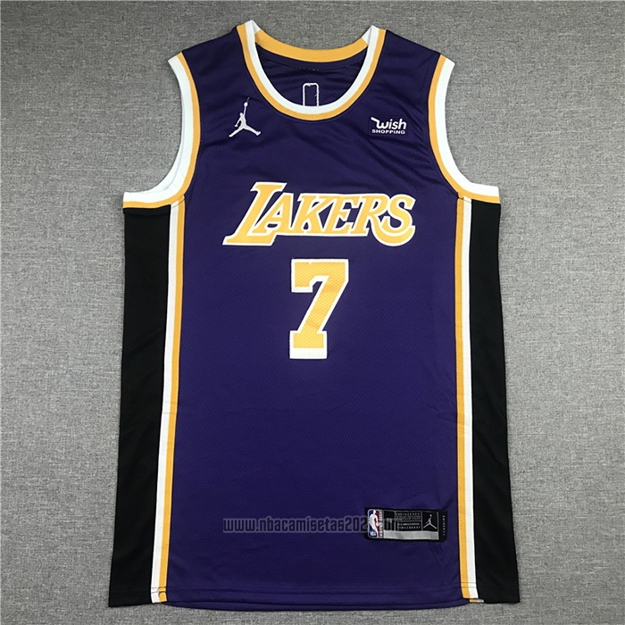 Camiseta Los Angeles Lakers Carmelo Anthony #7 Statement 2021 Violeta